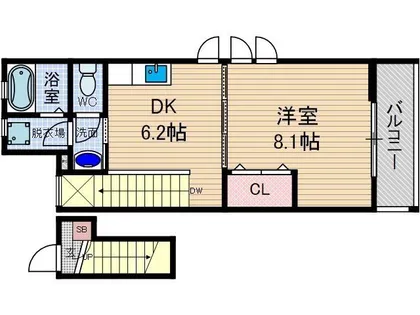 グランデ花水木【2階】の間取り