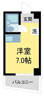 ボヌール里中【203号室】の間取り