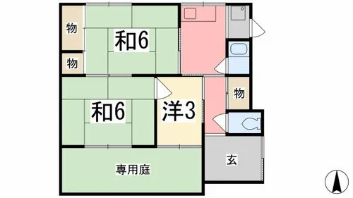 兵庫県姫路市勝原区山戸【一戸建】の間取り