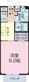 サンモール緑A【1階】の間取り