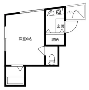 移行中 近江ビル【3階】の間取り