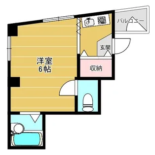 近江ビル【401号室】の間取り