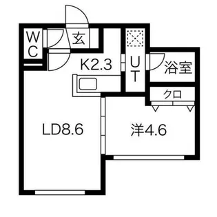 Laviere15・6【3階】の間取り