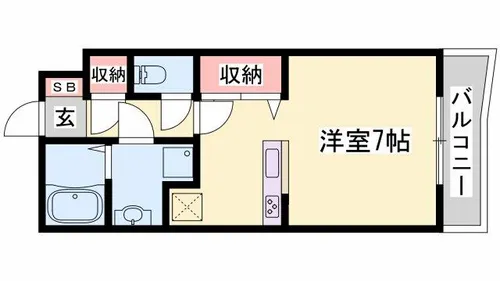 ハイトピア姫路【505号室】の間取り