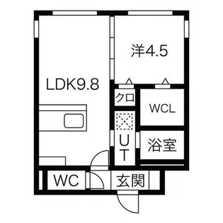 Alegria発寒南【3階】の間取り
