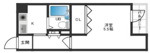 東白マンション【303号室】の間取り