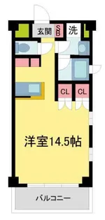 ミミエデン西北【2階】の間取り