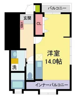 ワンズ・ガーデン【302号室】の間取り