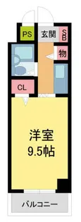 タケダビル95【6階】の間取り