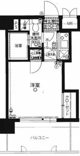 エステートモア博多グラン【11階】の間取り