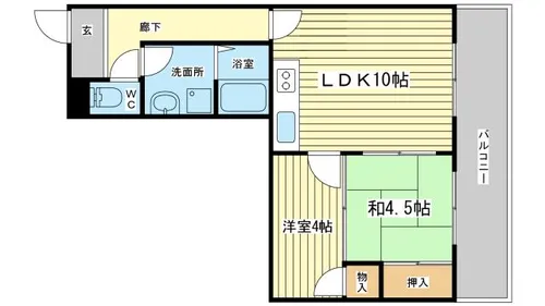 ベアード水上【2階】の間取り