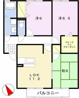 ロイヤルグレース花田【2階】の間取り