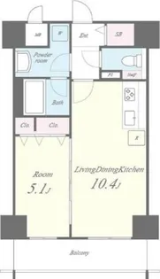 オリーブスクエア【4階】の間取り