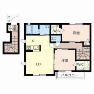 ラ ルーチェ【2階】の間取り