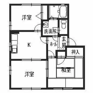 グリーンヒル今宿【A105号室】の間取り