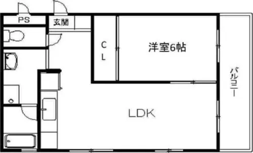 リリアン緑地公園【102号室】の間取り
