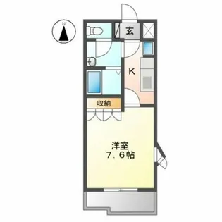 サンテミリオン モモ【2階】の間取り