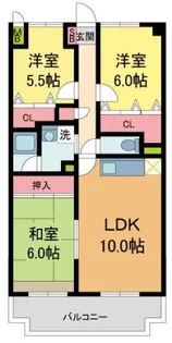 メゾン東山【202号室】の間取り