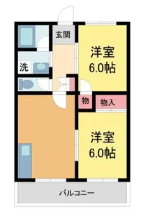 松ヶ丘ハイツ【302号室】の間取り