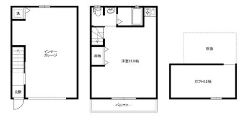 メルシー高槻北大樋GH【107号室】の間取り