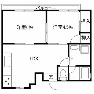 マウントハイツ【16号室】の間取り