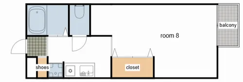 Grand・Chariot(グラン・シャリオ)【202号室】の間取り