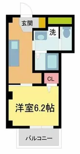 中央日進ビル【307号室】の間取り