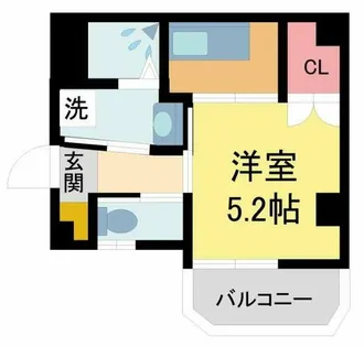 中央日進ビル【4階】の間取り