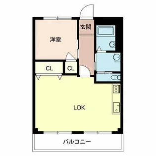 プリオール 滝野【302号室】の間取り