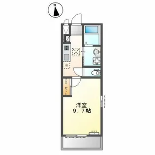 サンフォレスト【101号室】の間取り