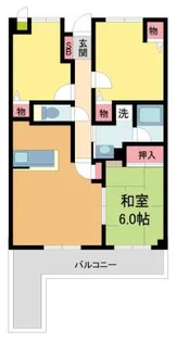 サンテ東甲子園【401号室】の間取り