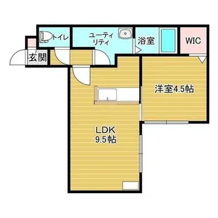 マイルーム宮の沢Ⅱ【201号室】の間取り