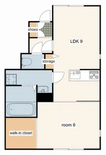 Rin bloom【101号室】の間取り