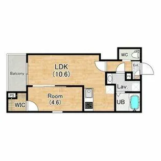 ジーメゾン清須アウラ【0102号室】の間取り