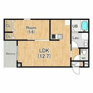 ジーメゾン清須アウラ【0103号室】の間取り