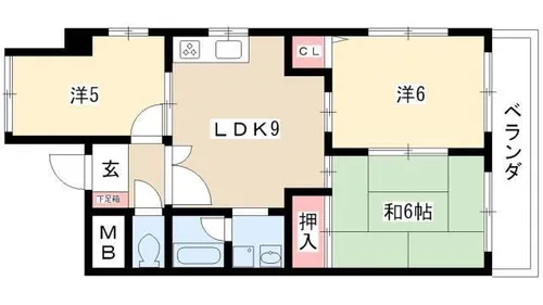 シャルムルポ【301号室】の間取り