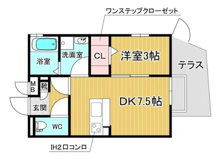 ソルカノン【1階】の間取り