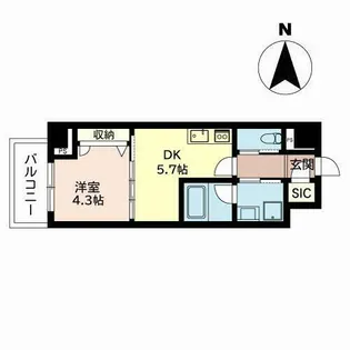 ベラ・ルーナ【0705号室】の間取り
