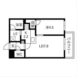 (仮)ブリス北円山【2階】の間取り