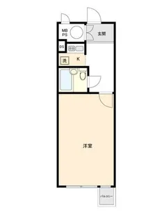 チサンマンション心斎橋【6階】の間取り