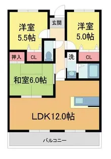 REIWA宝塚【4階】の間取り