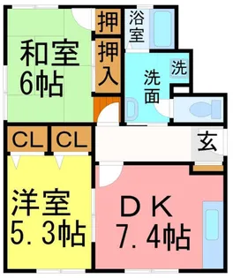 越水プラウ【2階】の間取り