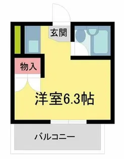 マンションミネット3号館【103号室】の間取り