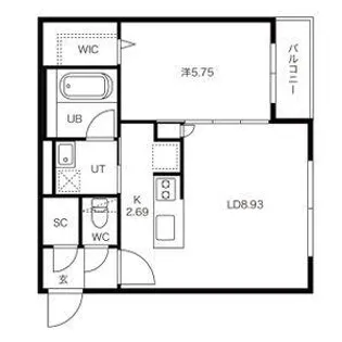 ヴィアラ山の手77【4階】の間取り