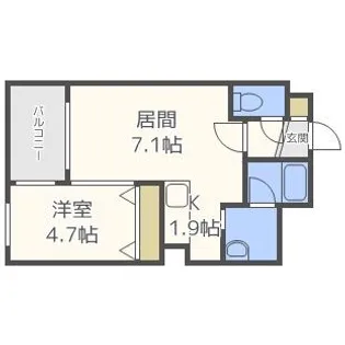 GRAN PARADISO【2階】の間取り