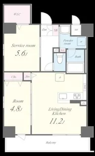 ダイレ エヌ【2階】の間取り