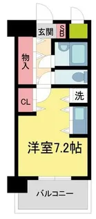 ルモンド西宮【226号室】の間取り