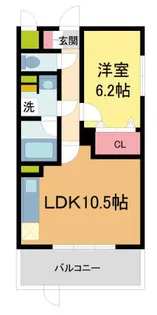 ヴィラ・アーバネット・アネックス【1階】の間取り