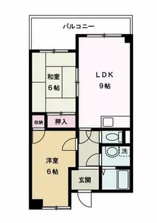 ブリージェ姫路【503号室】の間取り