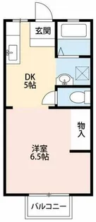 パナハイツ天野【1階】の間取り